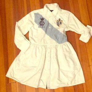 Ralph Lauren girls shirt dress 5